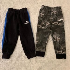 Puma Boys Bundle! Size 4T 2 sweatpants & Shirt